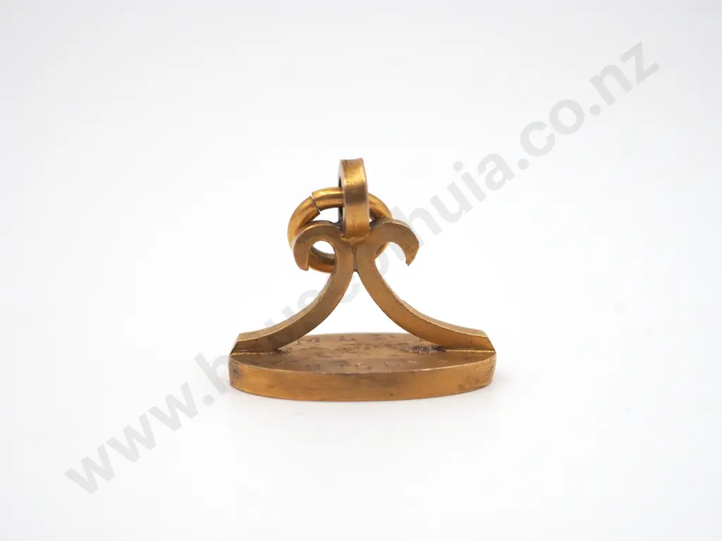 NZEF 9ct Gold WW1 Return Fob - 41503 W Cunningham (Manaia) Image 1++