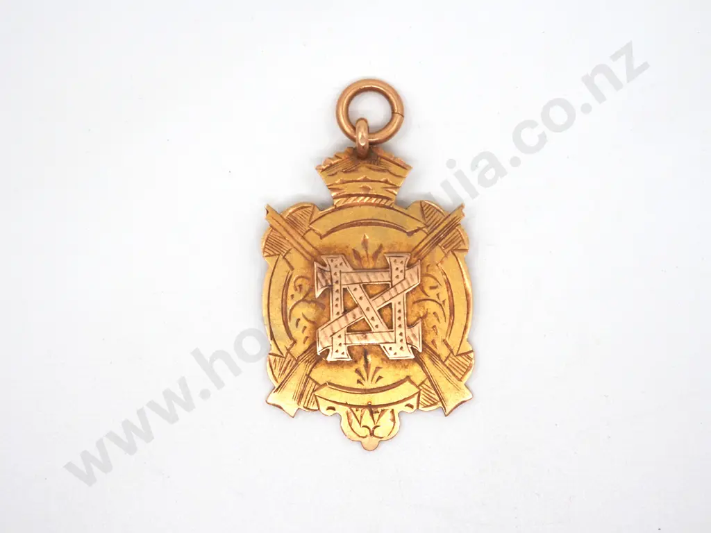 15ct gold Return Fob - 23/221 ET McCarthy (Hakataramea) Image 1++