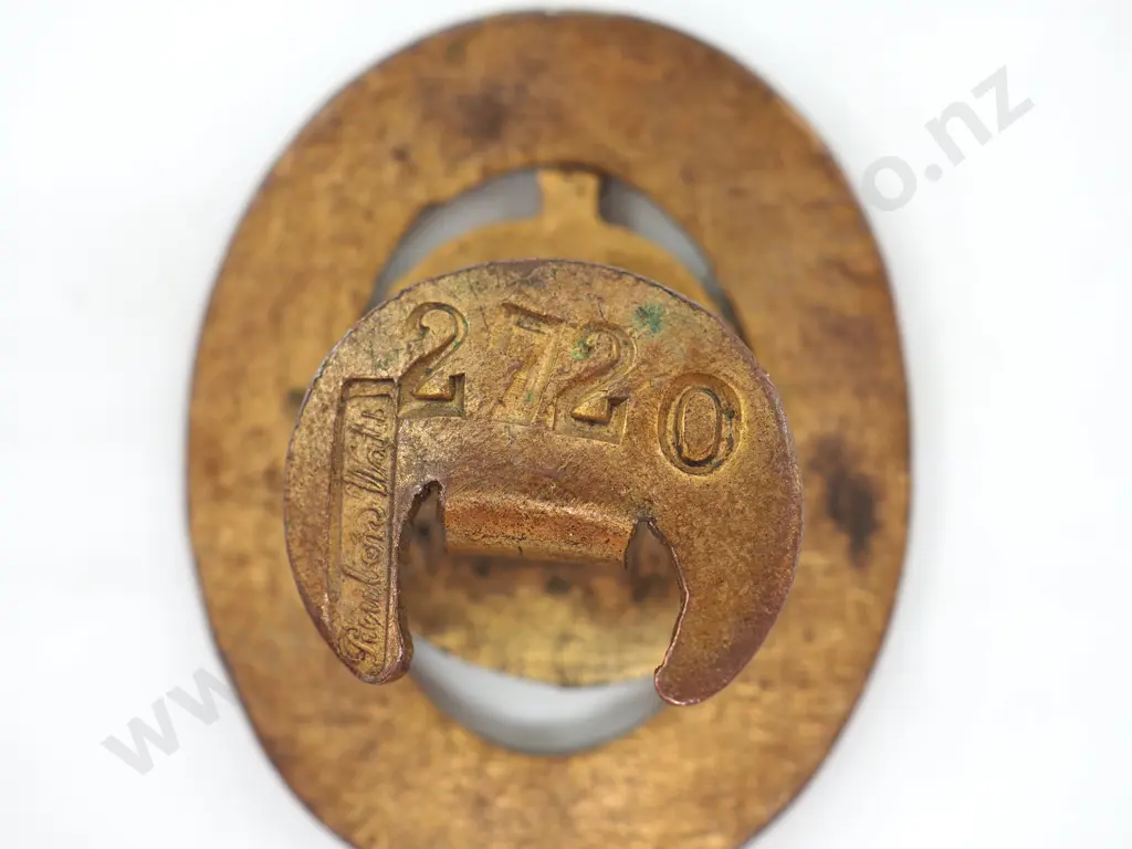 Early Reuben Watts Made National Reserve Badge Image 1++
