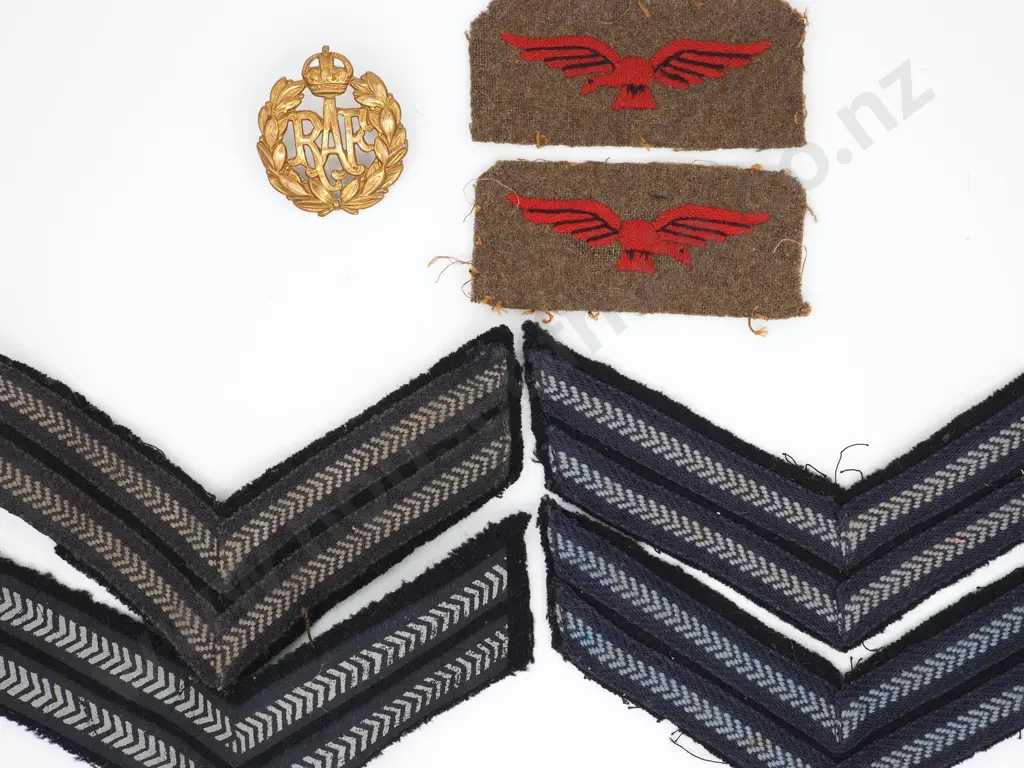Airforce Cloth Shoulder Titles Rank Insignia and Cap Badge Image 1++