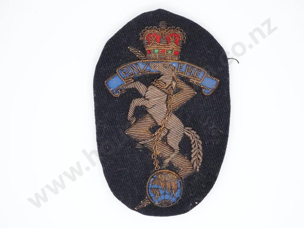 RNZ Electrical Mechanical Engineers Bullion Cloth Badge Image 1++