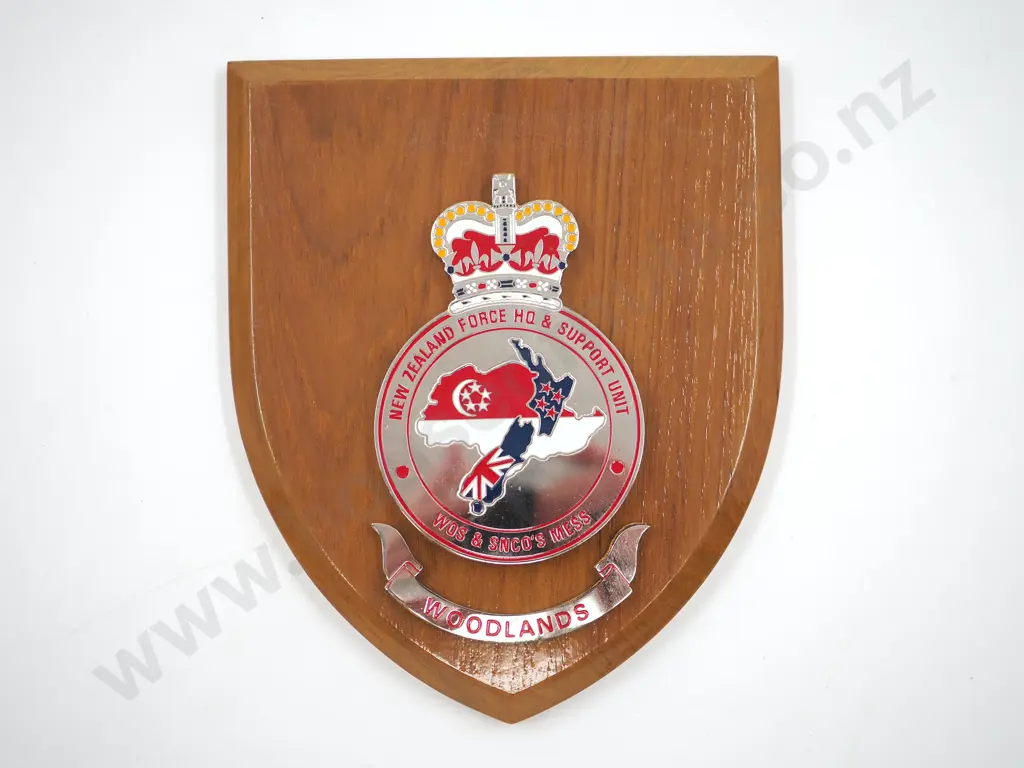 New Zealand Force Headquarters & Supply Unit in Malaya Wall Plaque in Box  Image 1++