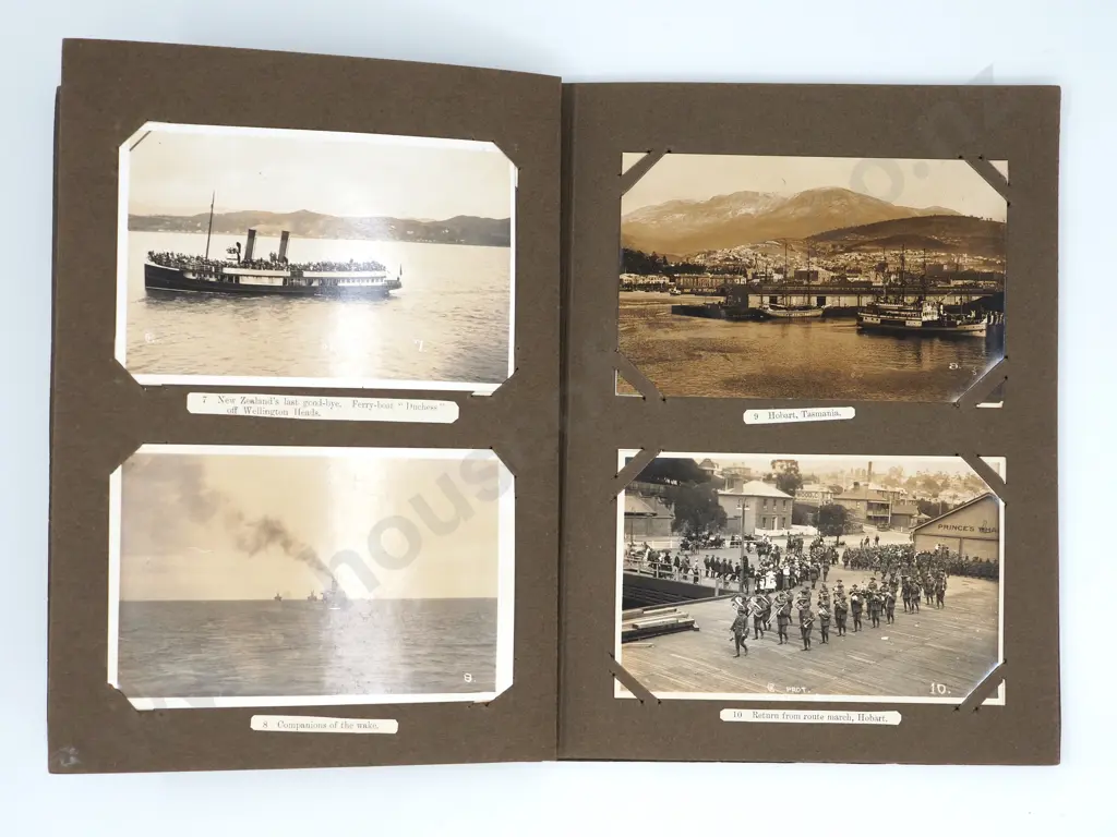 WW1 New Zealand Military Photo Album Image 1++