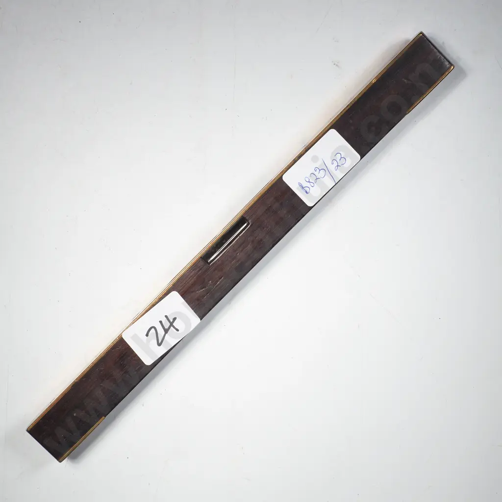 Antique Rosewood & Brass Spirt Level  Protected by Two Glass Windows, By Alex Mathieson & Son, Glasgow Image 1++