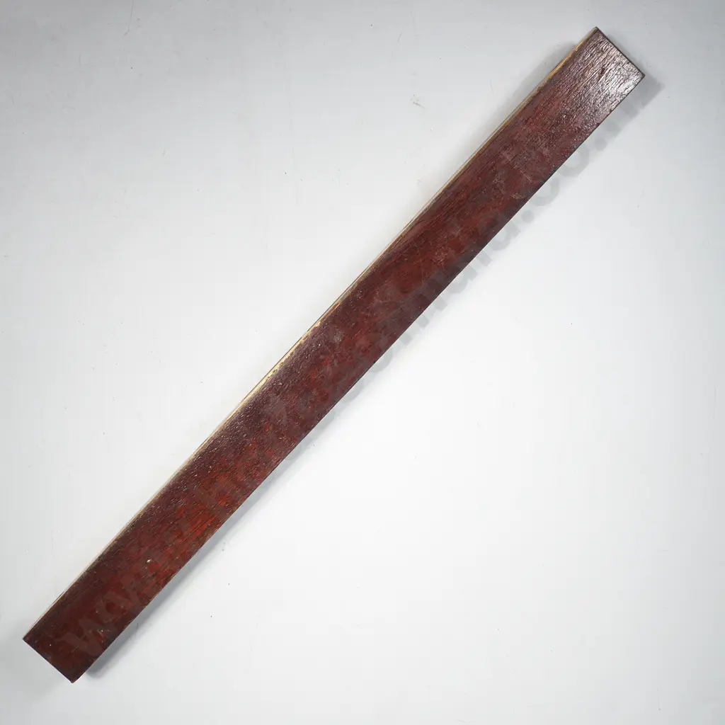 Vintage Mahogany & Brass Spirit Level w Two Viewing Windows, Trademark Hockley Ave, No 1621, Warranted Correct Image 1++