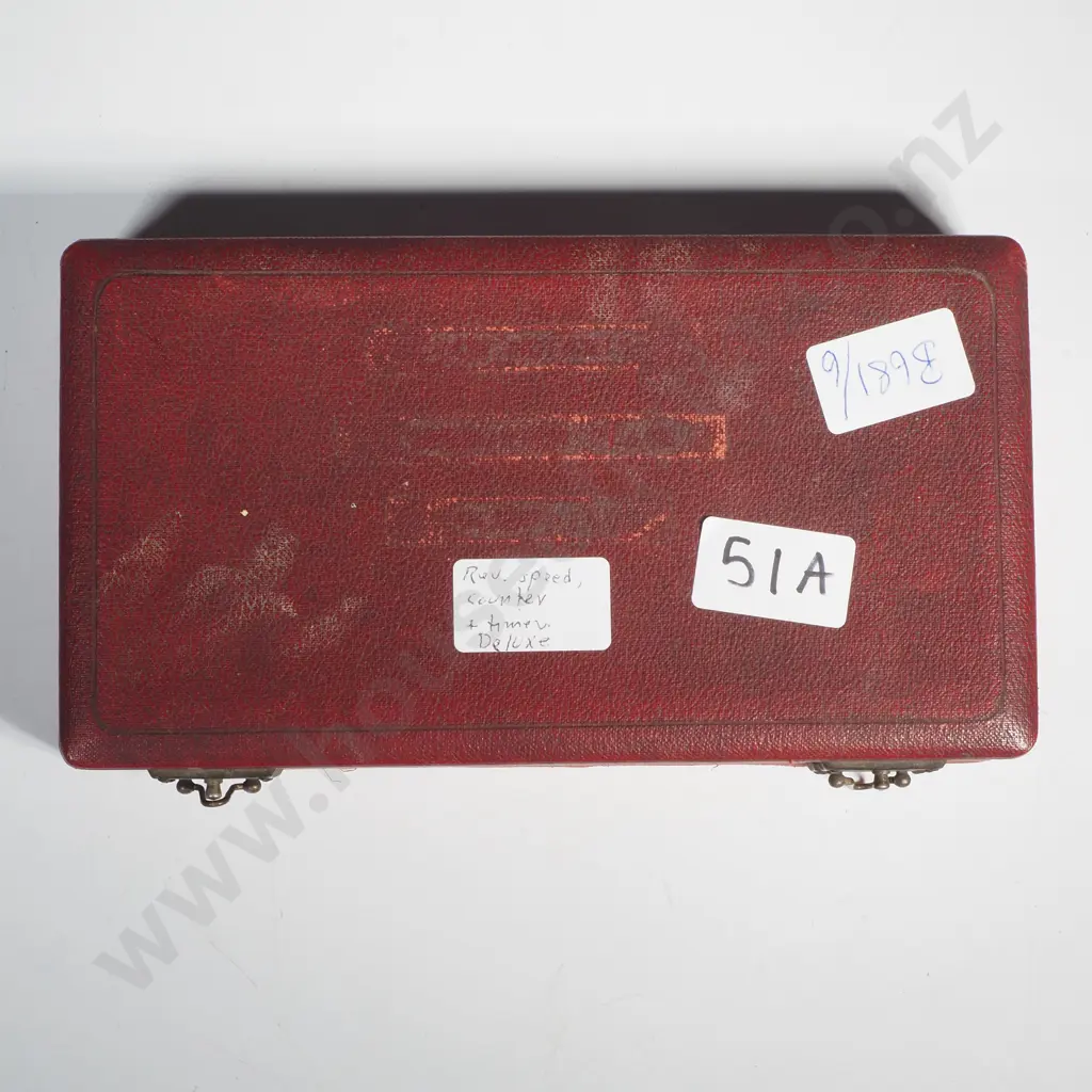 Vintage Deluxe Combined Revolution Counter & Chronograph Tachoscope in Original Box Image 1++