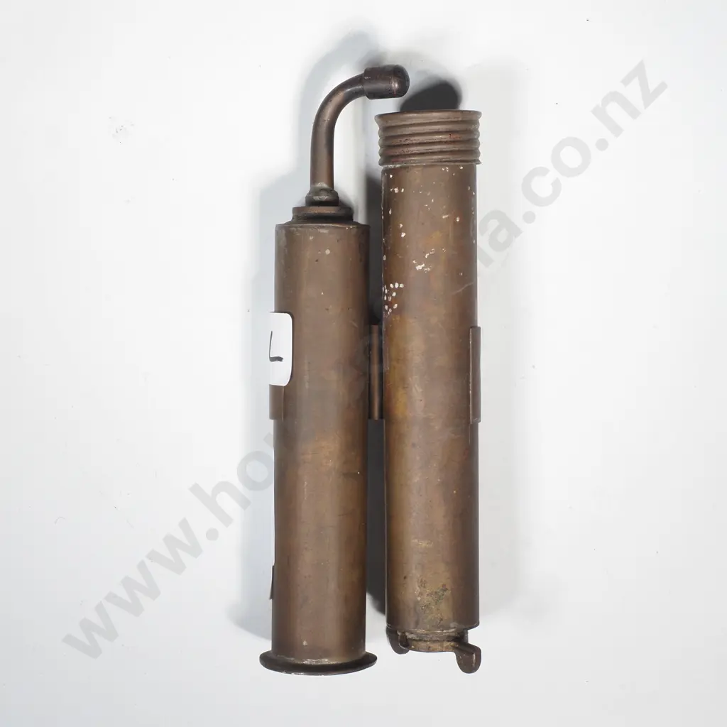 Brass Alcohol Blow Torch w Solid Brass Twin Cylinder Body for Soldering or Jewellery Work Image 1++