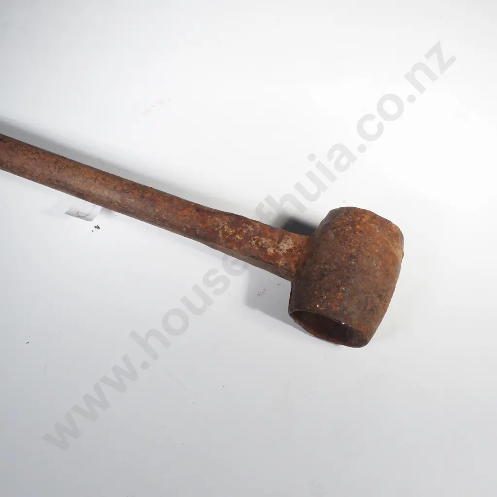 Vintage Timber Framing Auger Bit Used for Heavy Carpentry & Construction Image 1++