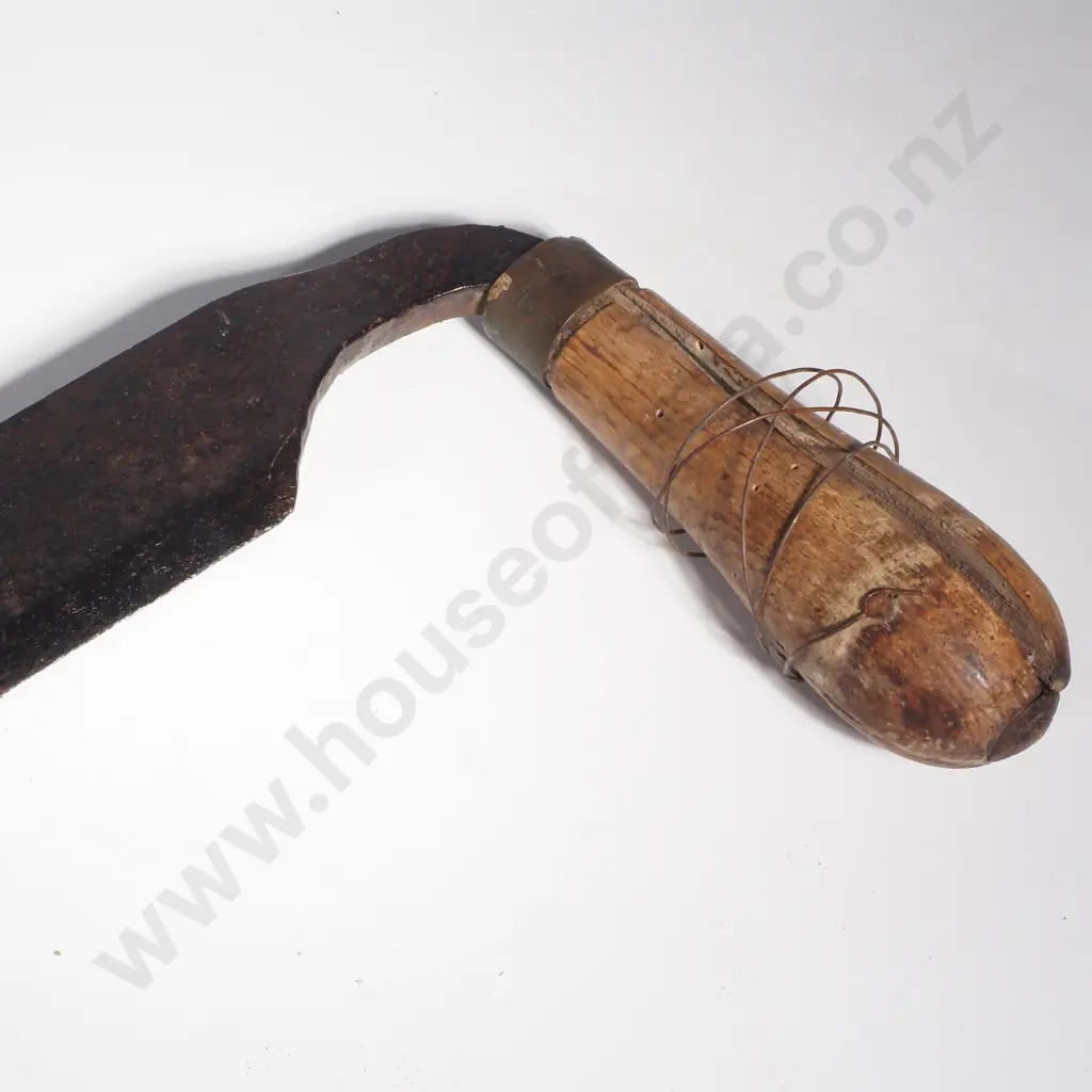 Vintage Drawknife, Traditional Woodworking Hand Tool w a Long Steel Blade & Two Wooden Handles Image 1++