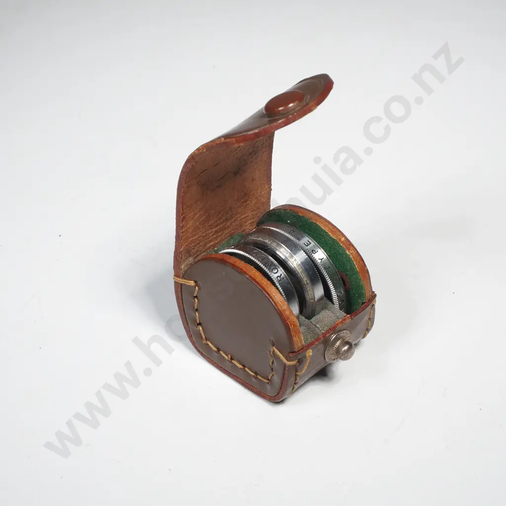 Vintage Polaroid Close-Up Lens Kit #540 in Original Brown Leather Case Image 1++