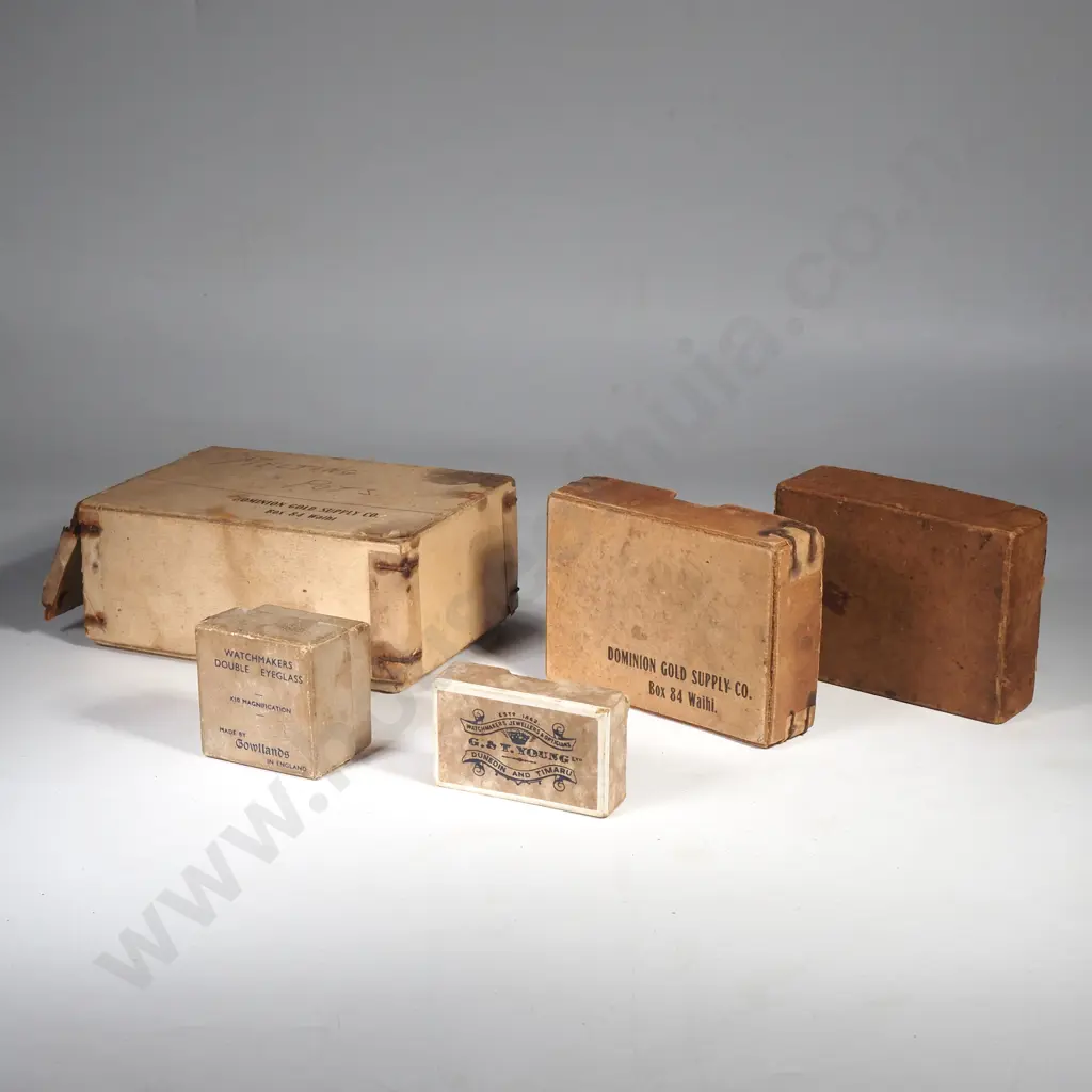 Box of Square Ceramic Melting Crucibles Made by Morgan Battersea in England Image 1++