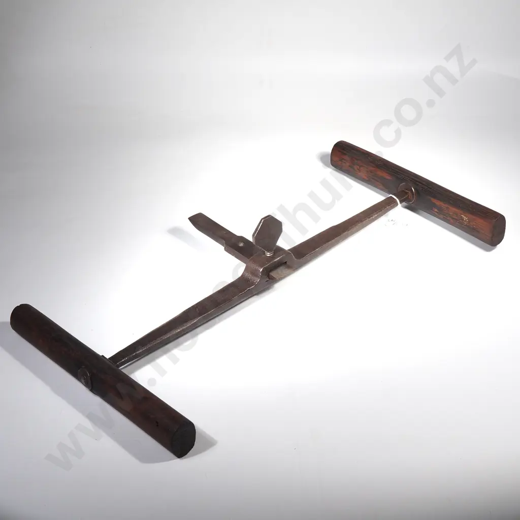 Large Vintage Metal & Wooden Panel Marking Gauge or Scribe Tool Image 1++