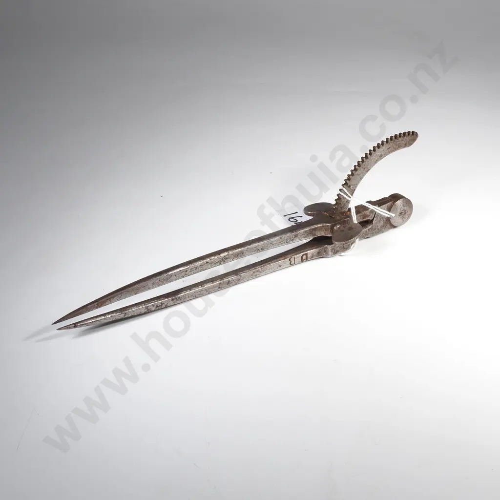 Vintage Rack & Pinion Wing Divider or (Gear-Adjuster Compass/Caliper) for Fine Adjustments Image 1++