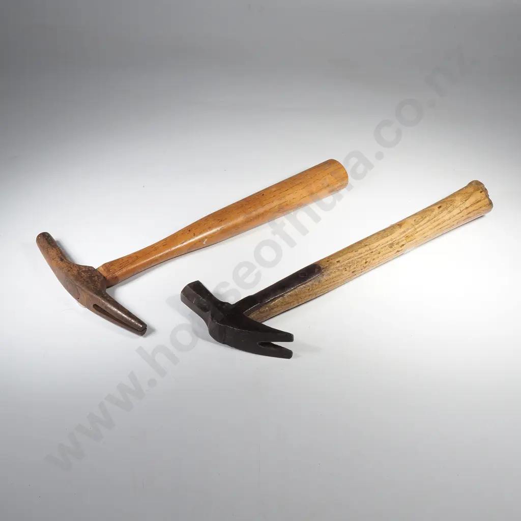 Vintage Strapped Claw Hammer Kent Pattern (Edgar Hammond) & a 'Bonney' Tack Hammer Image 1++