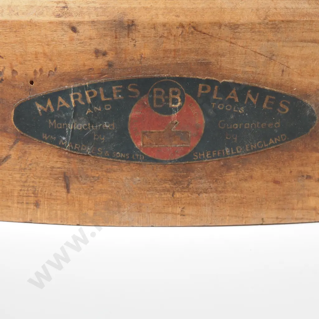 Three Vintage 'Coffin' Hand Planes including one w Brass Plaque Inscribed 'CJ Dec 29th 1888' Image 1++