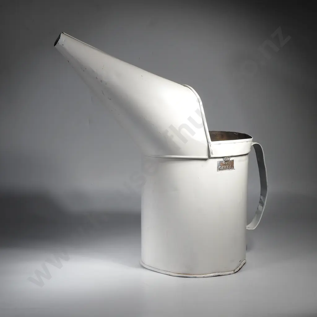 Vintage One Gallon Oil Pourer - Repainted Image 1++