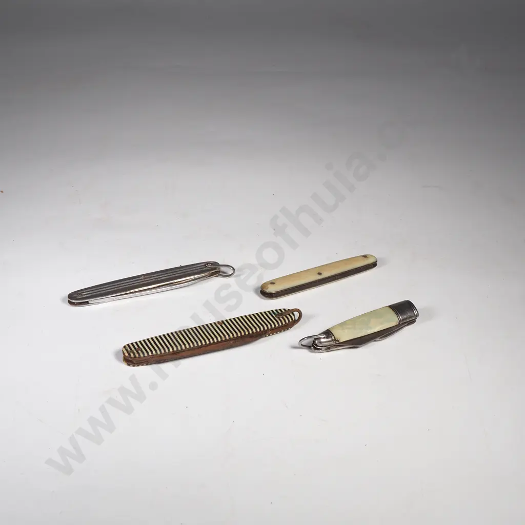 Four Vintage Pocket Knives Image 1++
