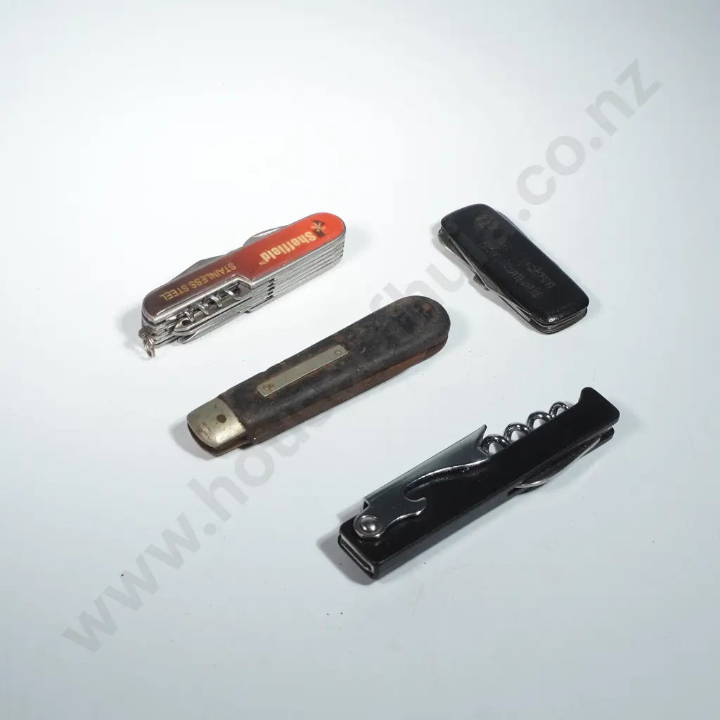 Four Vintage Pocket Knives Image 1++