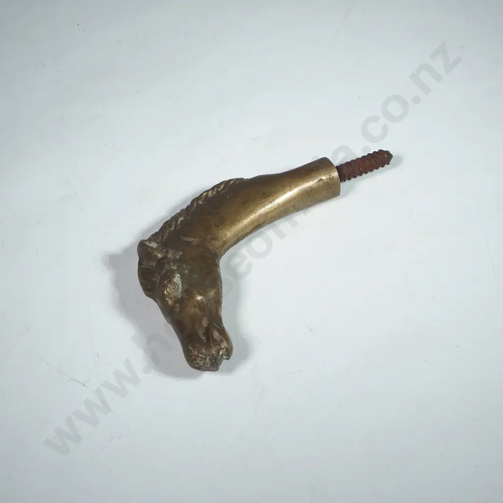 Vintage Solid Brass Walking Cane Handle Image 1++