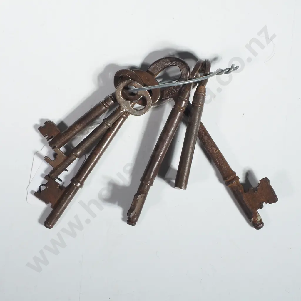 Vintage Group of Skeleton Keys Image 1++