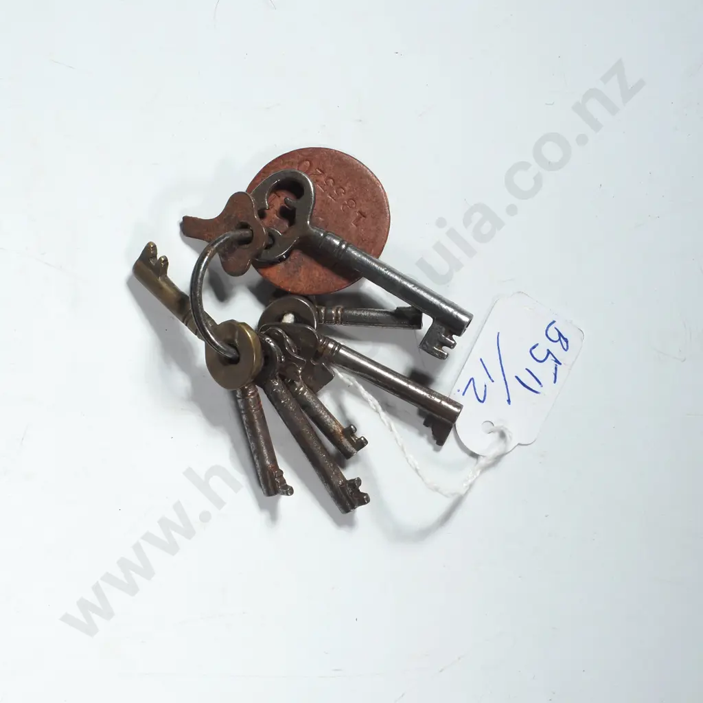 Vintage Group of Skeleton Keys Image 1++