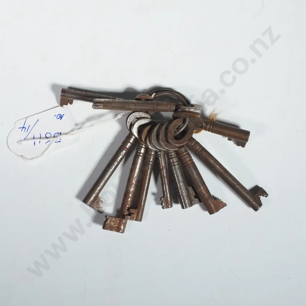 Vintage Group of Skeleton Keys Image 1++