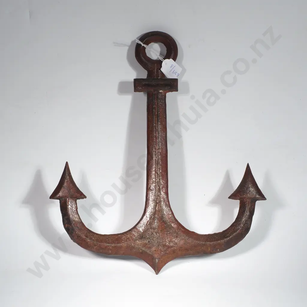 Vintage Iron Decorative Wall Anchor for Nautical Themed Wall Decor Image 1++