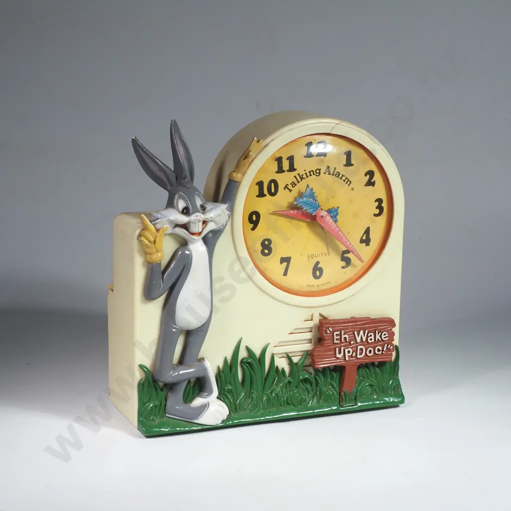 Vintage Bugs Bunny Talking Alarm Clock - 1974 Image 1++