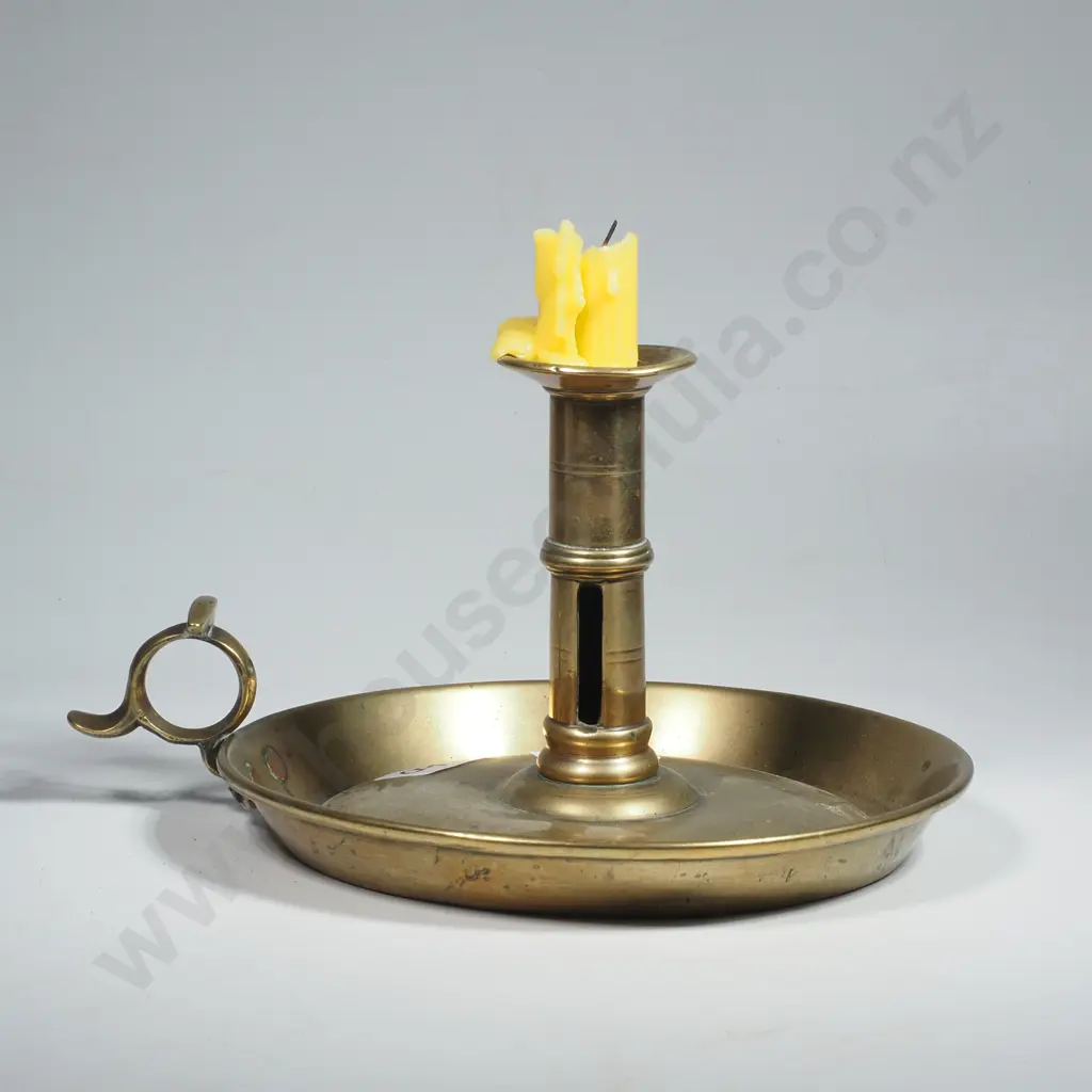 Antique & Large Brass Wee Willie Winkie w Copper Rivets - Circa 1890 Image 1++