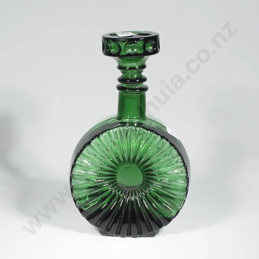 Vintage Mid Century Glass Sun Bottle 'Aurinkopullo', Made in Italy Image 1++