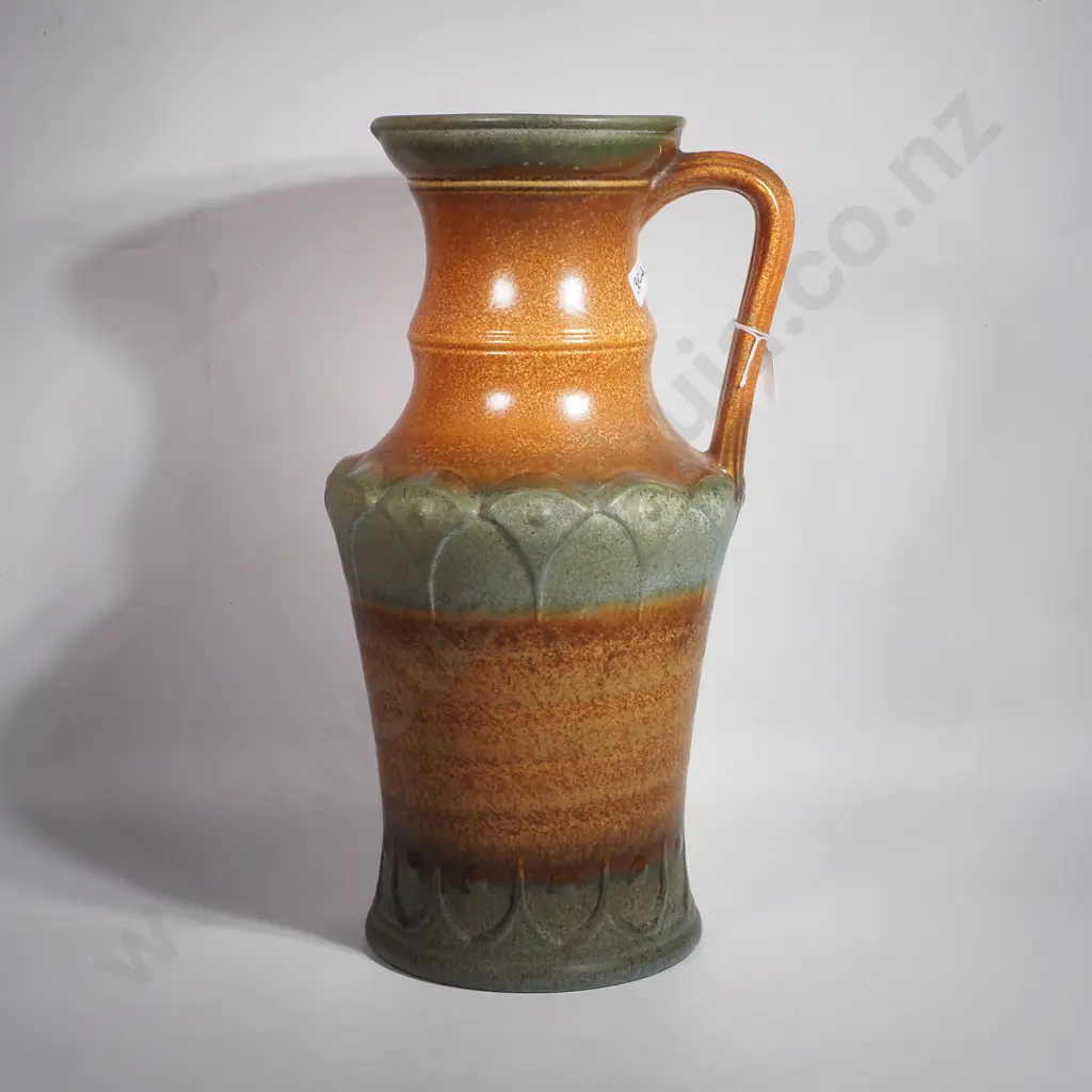Large West German Scheurich Pottery Floor Vase - Shape 1816/45 Image 1++