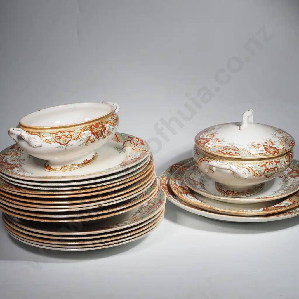 Antique Royal Doulton Matsumai Part Dinner Set A/F Image 1++
