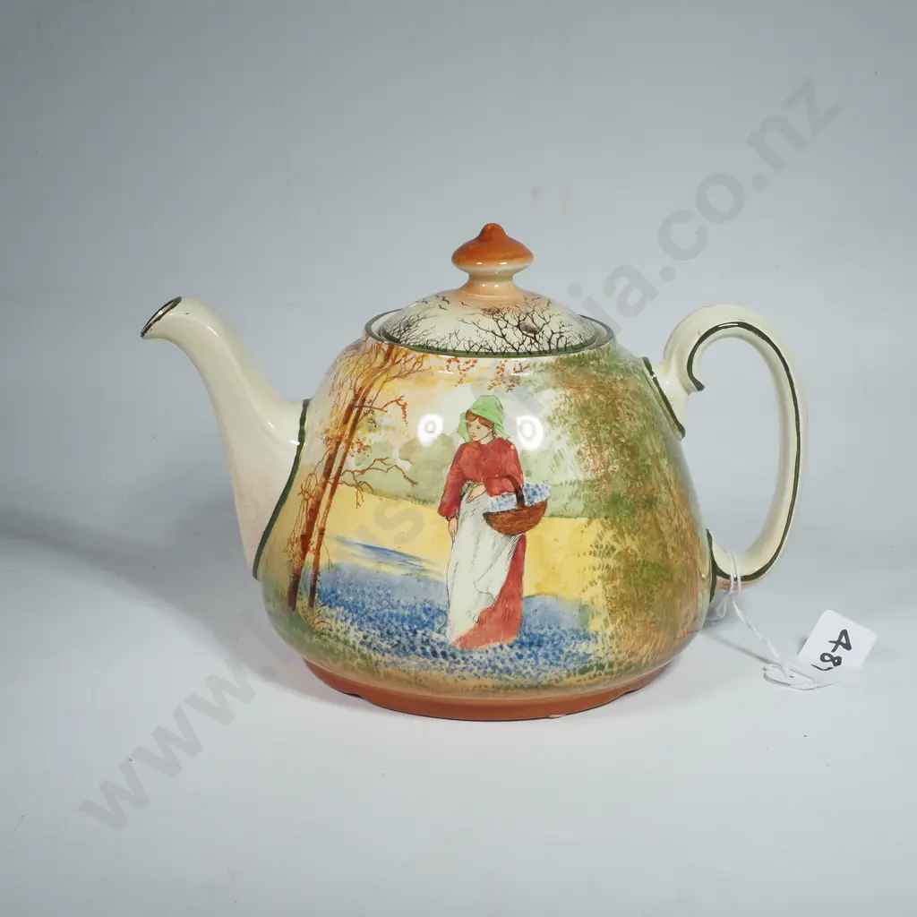Royal Doulton Teapot in the Bluebell Gatherers Pattern D 5812 Image 1++
