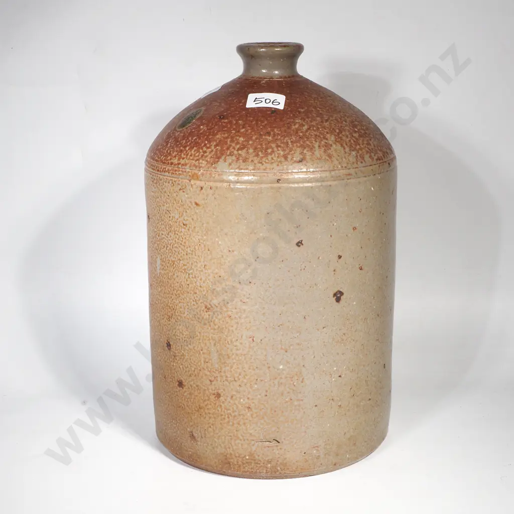 Vintage Salt-Glazed Stoneware Crock Image 1++