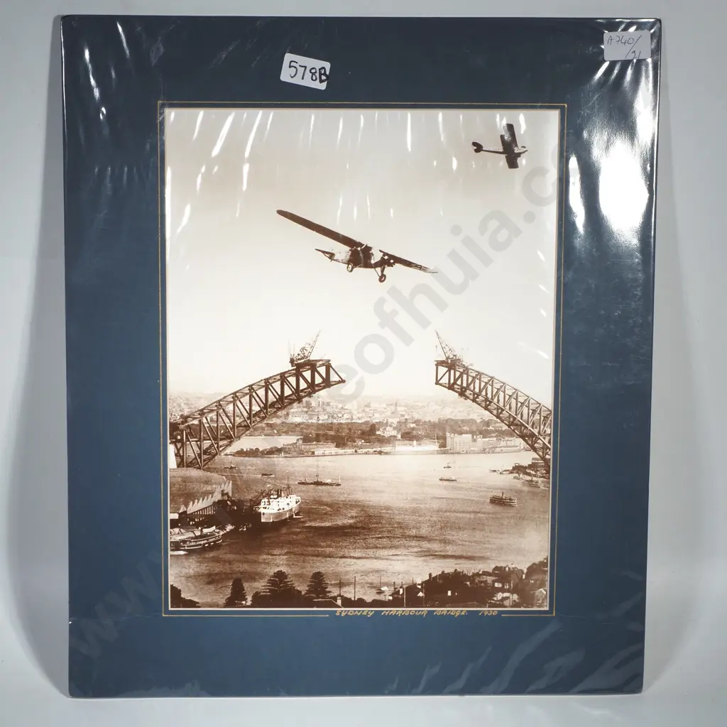 Construction of Sydney Harbour Bridge: Unframed Photograph Image 1++