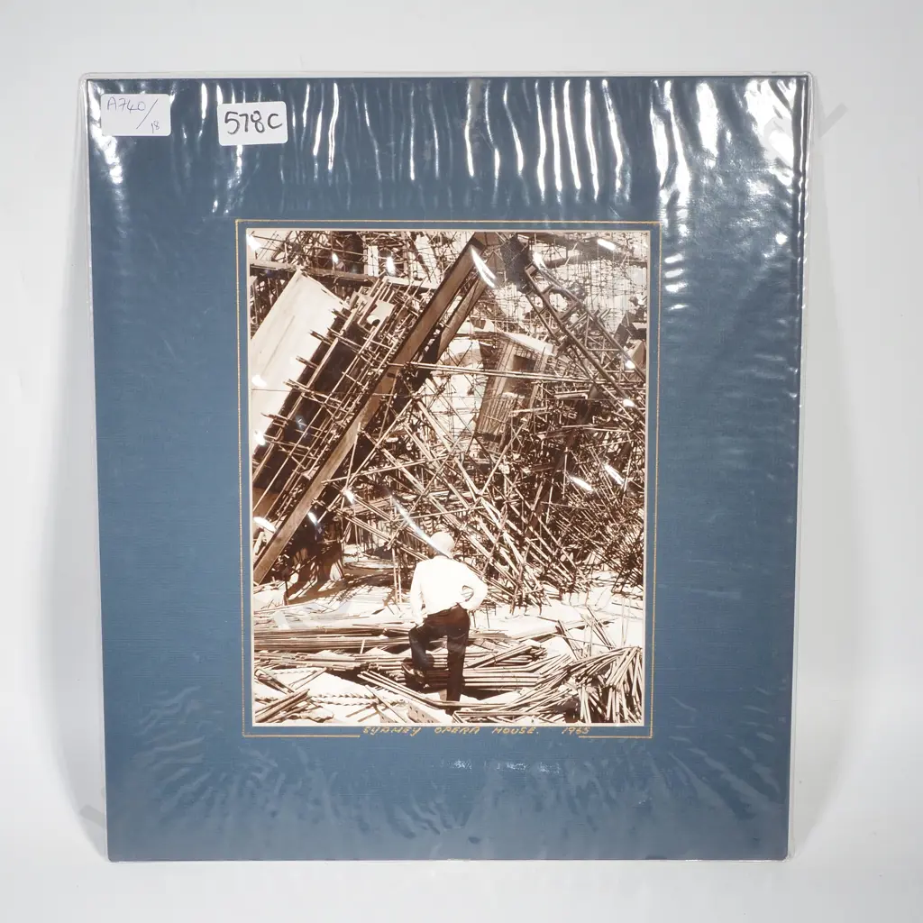 Construction of Sydney Opera House 1965:Unframed Photograph Image 1++