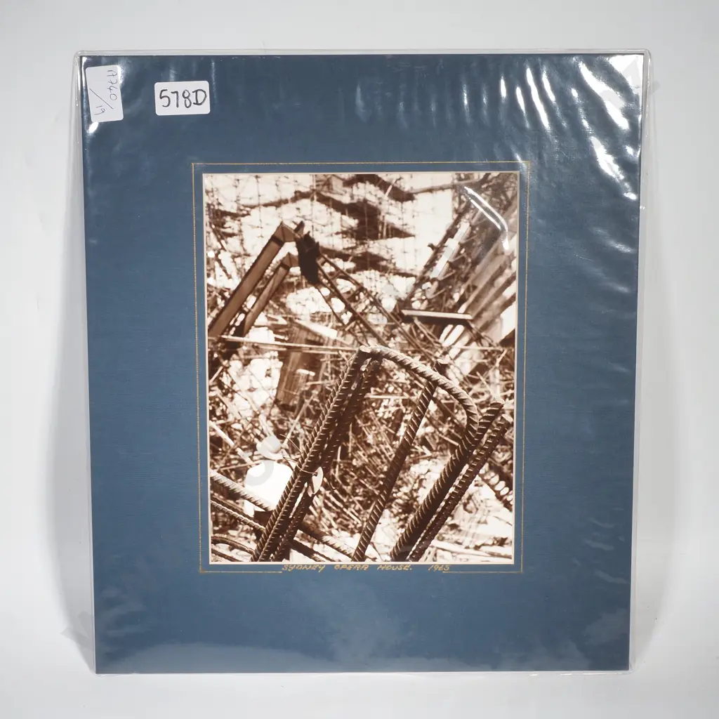 Construction of Sydney Opera House 1965:Unframed Photograph Image 1++