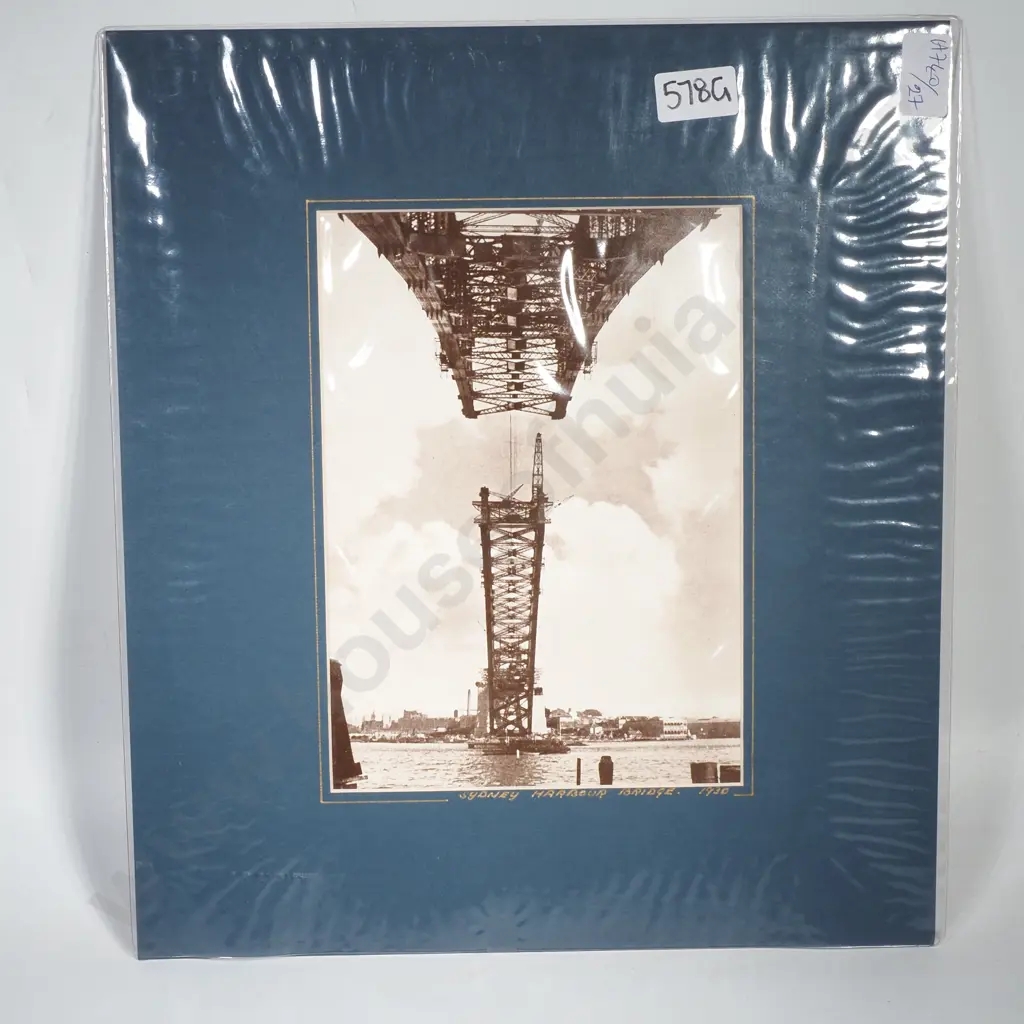 Construction of Sydney Harbour Bridge: Unframed Photograph Image 1++