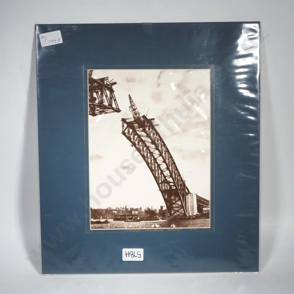 Sydney Harbour Bridge 1930 - Unframed Photograph Image 1++