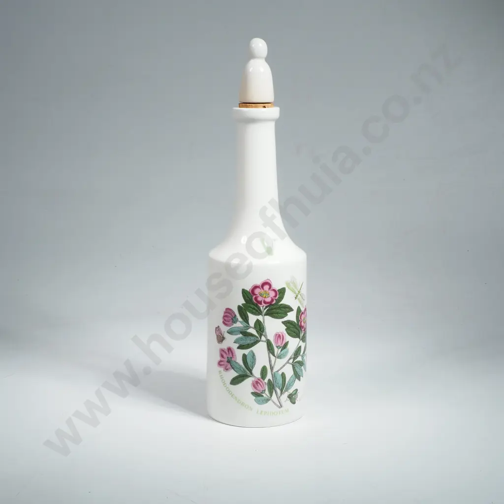 Portmeirion Botanical Garden Vinegar Bottle 'Rhododendron Lepidotum' Image 1++
