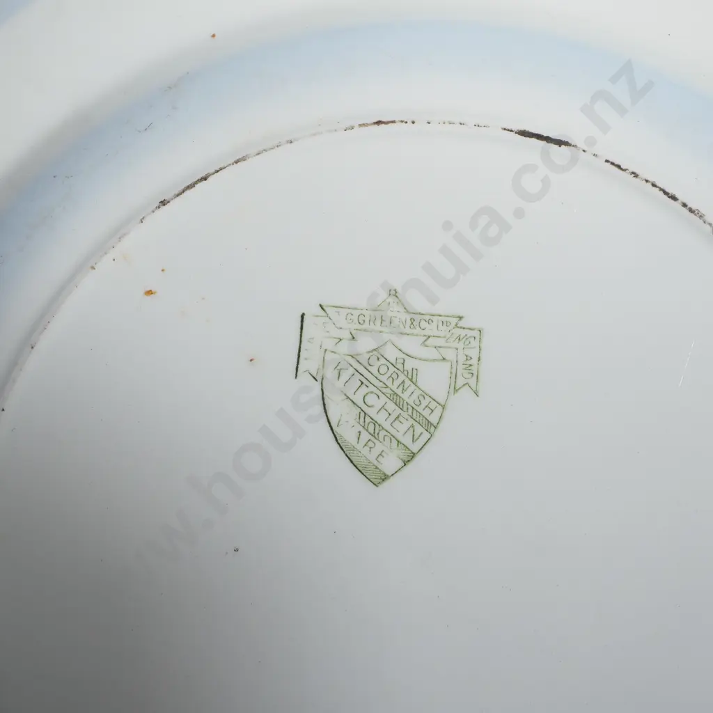 Five Large Vintage T G Green Green Stamp Cornish Ware Dinner Plates Image 1++
