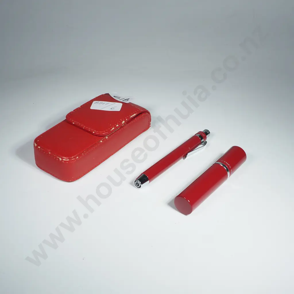 Italian Campo Marzio Cherry Red Pencil Set Image 1++