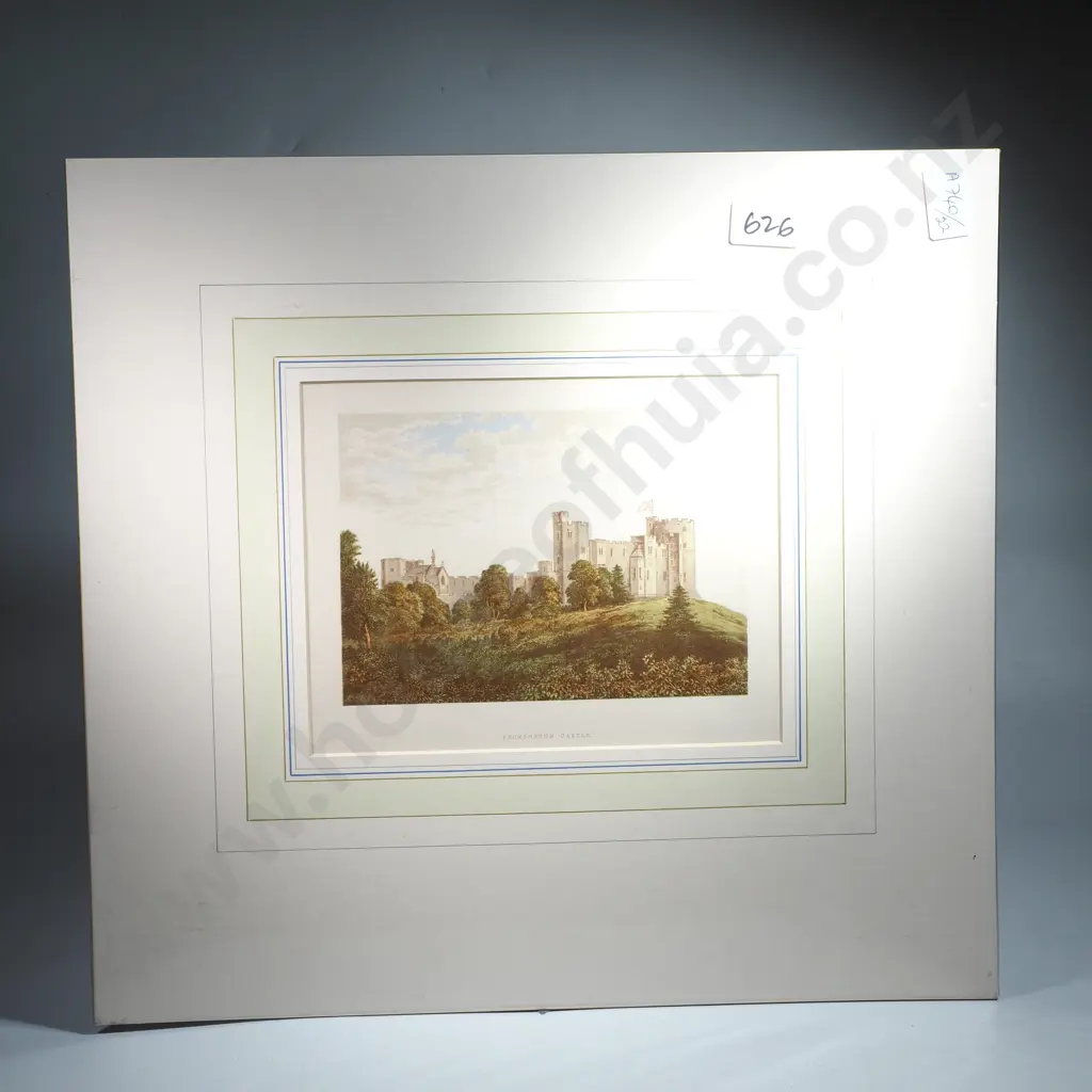 Peckforton Castle - Unframed Antique Lithograph Image 1++