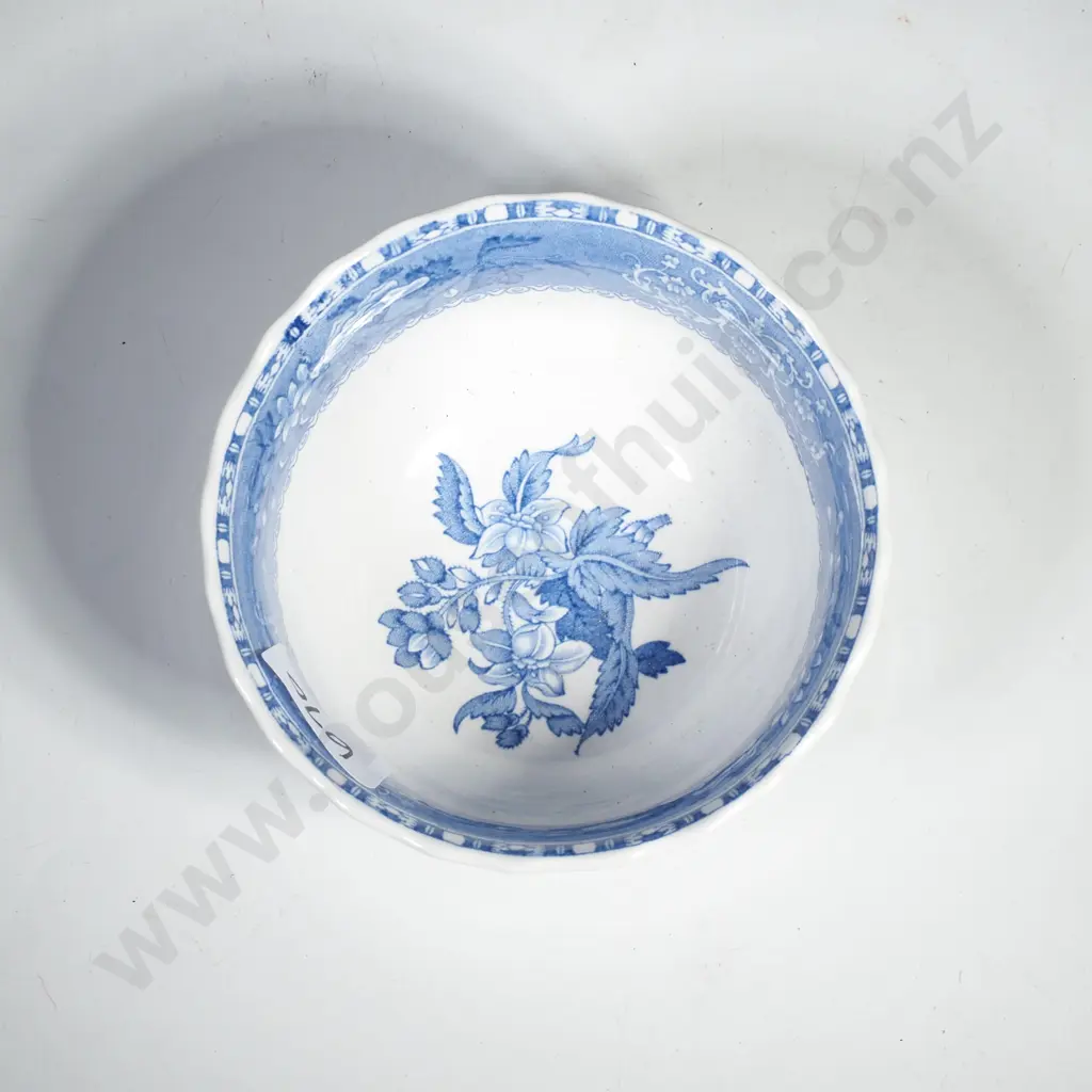 Small Spode's Blue & White Camilla Sugar Bowl Image 1++