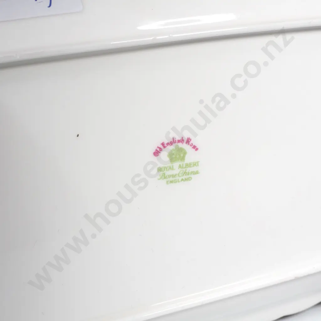 Royal Albert 'Old Country Roses' Sandwich Tray & Small Lustre Cup Image 1++