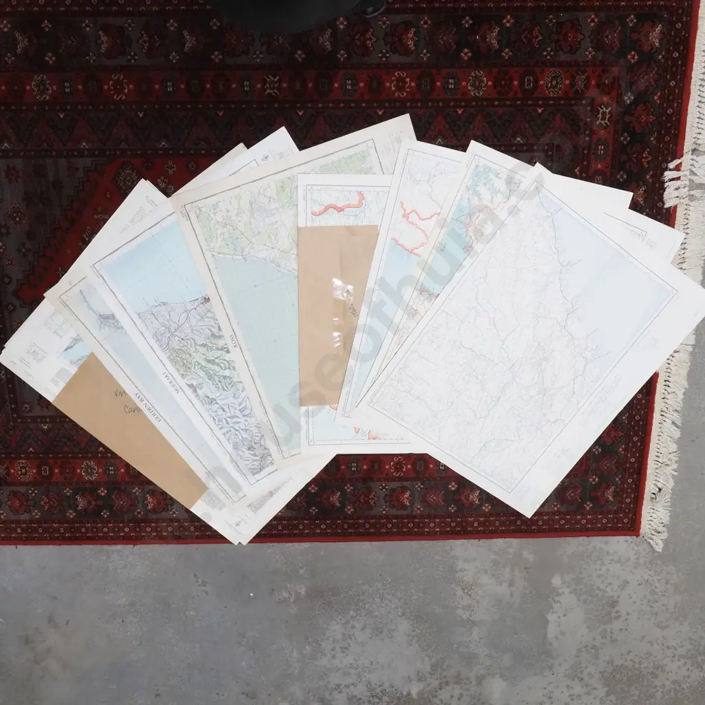Assorted Vintage NZ Regional Maps - Mainly 1950s / 1960s Image 1++