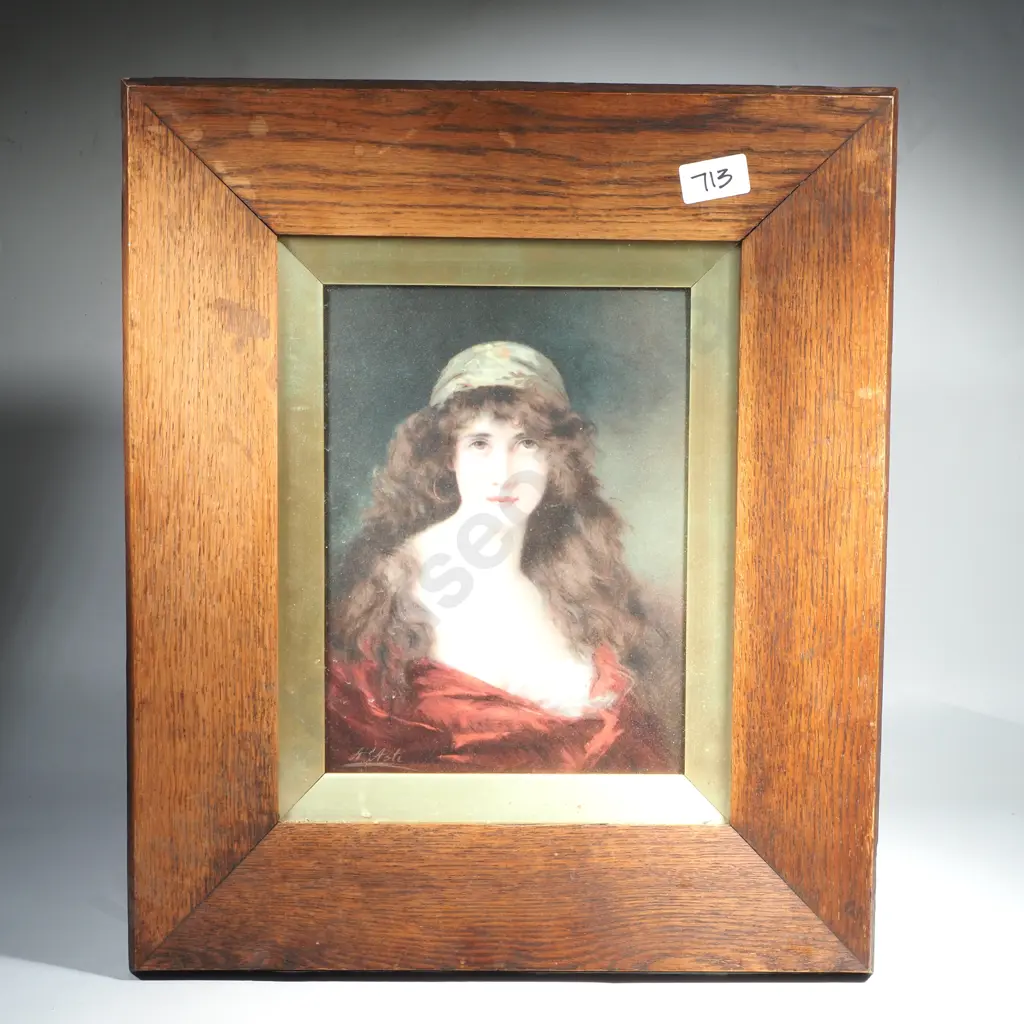 Angelo Asti - 'Juliet', Oak Framed Print Image 1++