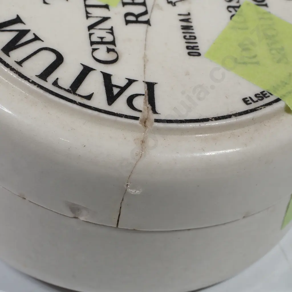 'The Gentleman's Relish, Patum Peperium' Ceramic Jar a/f Image 1++