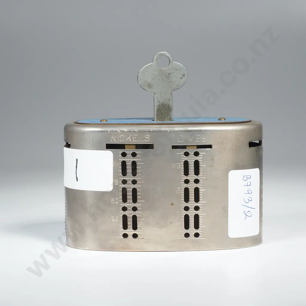 Vintage Union Square Savings Bank, New York money box Image 1++