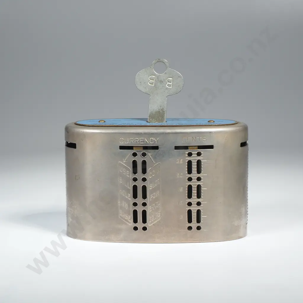 Vintage Union Square Savings Bank, New York money box Image 1++